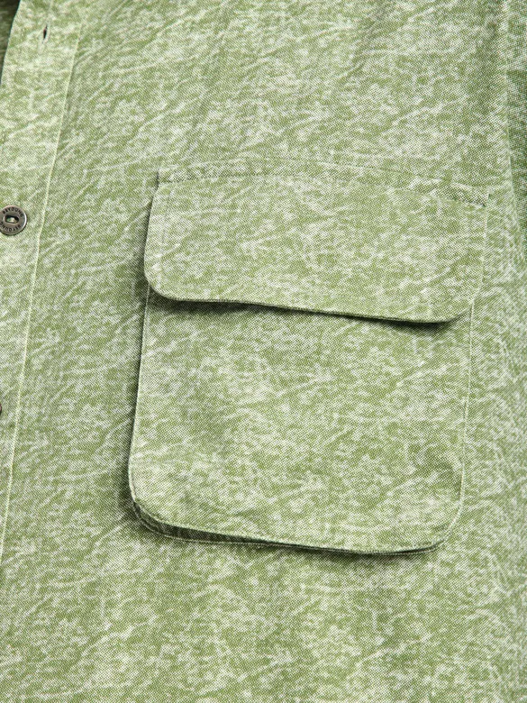 Green Dye Effect Shacket