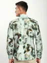Green Ethereal Printed Shirt