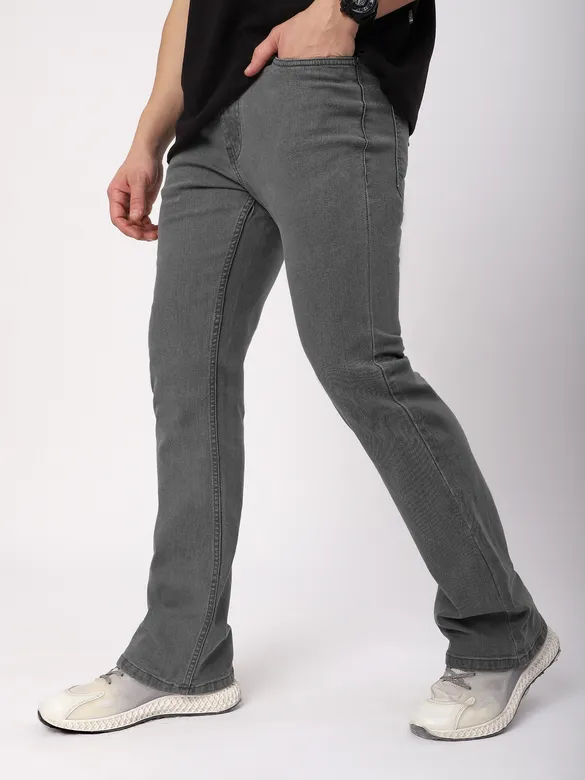 Grey Bootcut Jeans