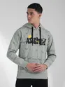 Grey Comic Printed Hoodie