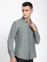 Grey Crinkled Shirt