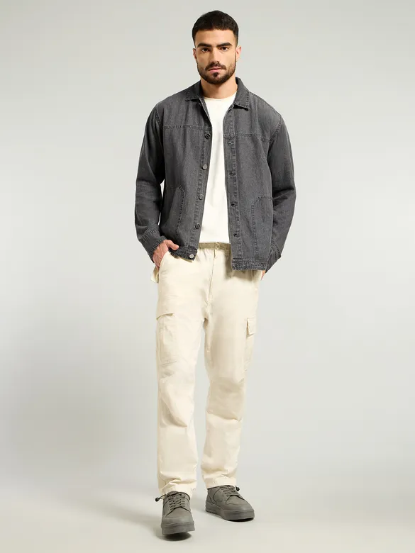 Grey Denim Jacket Shacket