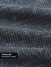 Grey Geometric Textured Corduroy Shirt
