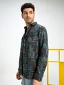 Grey Printed Shirt for Men