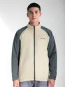 Grey Raglan Sleeve Jacket