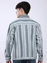 Grey Striped Shacket