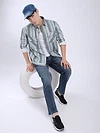 Grey Striped Shacket