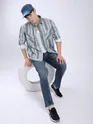 Grey Striped Shacket