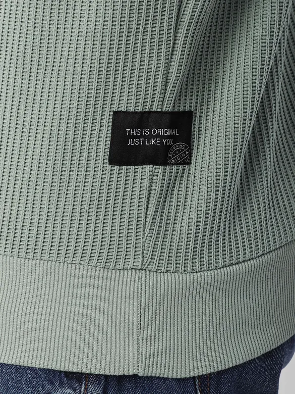Grey Turtle Neck Sweatshirt