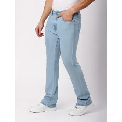 Ice Blue Bootcut Jeans