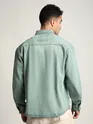 Ice Blue Vintage Wash Denim Shirt