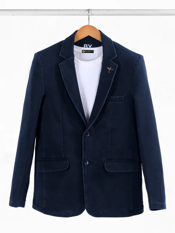 Indigo Single Breasted Blazer