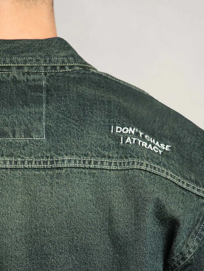 Indigo Vintage Wash Denim Shirt