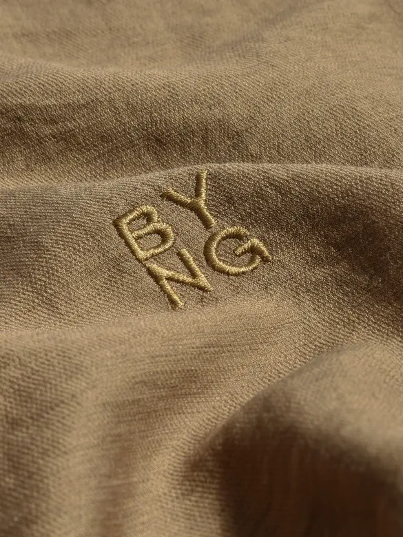 Khaki Hooded Shirt