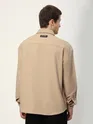 Khaki Recycled Flannel Shirt