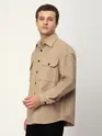 Khaki Recycled Flannel Shirt
