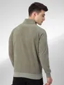Khaki Zipper Sweatshirt