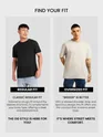 Light Beige Pintuck Oversized T-shirt