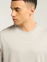 Light Beige Pintuck Oversized T-shirt