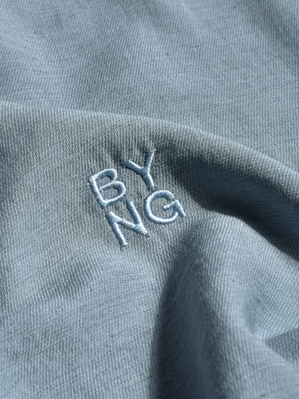 Light Blue Hooded Shirt