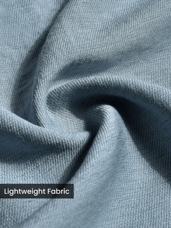 Light Blue Hooded Shirt