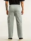 Light Grey Tapered Baggy Cargo Pants