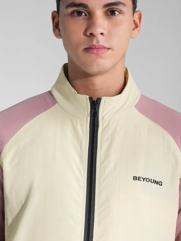 Light Mauve Raglan Sleeve Jacket