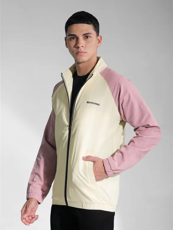Light Mauve Raglan Sleeve Jacket
