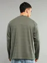 Light Olive Green Dual Sleeve Oversized T-Shirt