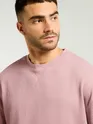 Light Pink Waffle Texture Oversized T-shirt