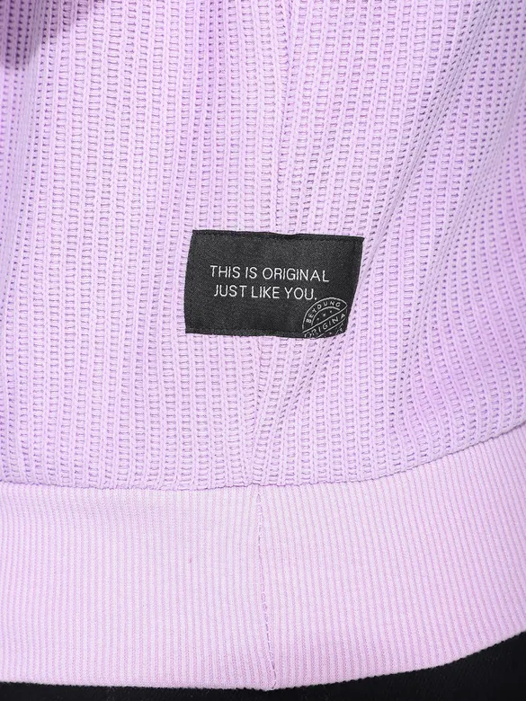 Lilac Turtle Neck Sweatshirt