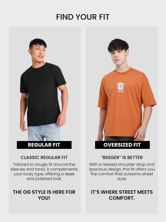 Maple Orange Chest Patch Oversized T-Shirt