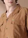 Maple Orange Half-Sleeves Shirt for Men