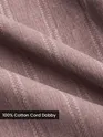 Mauve Cord Dobby Shirt For Men