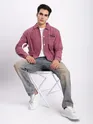 Mauve Pink Corduroy Shacket
