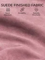 Mauve Pink Plain Suede Urban Shirt for Men