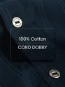 Navy Blue Cord Dobby Shirt For Men