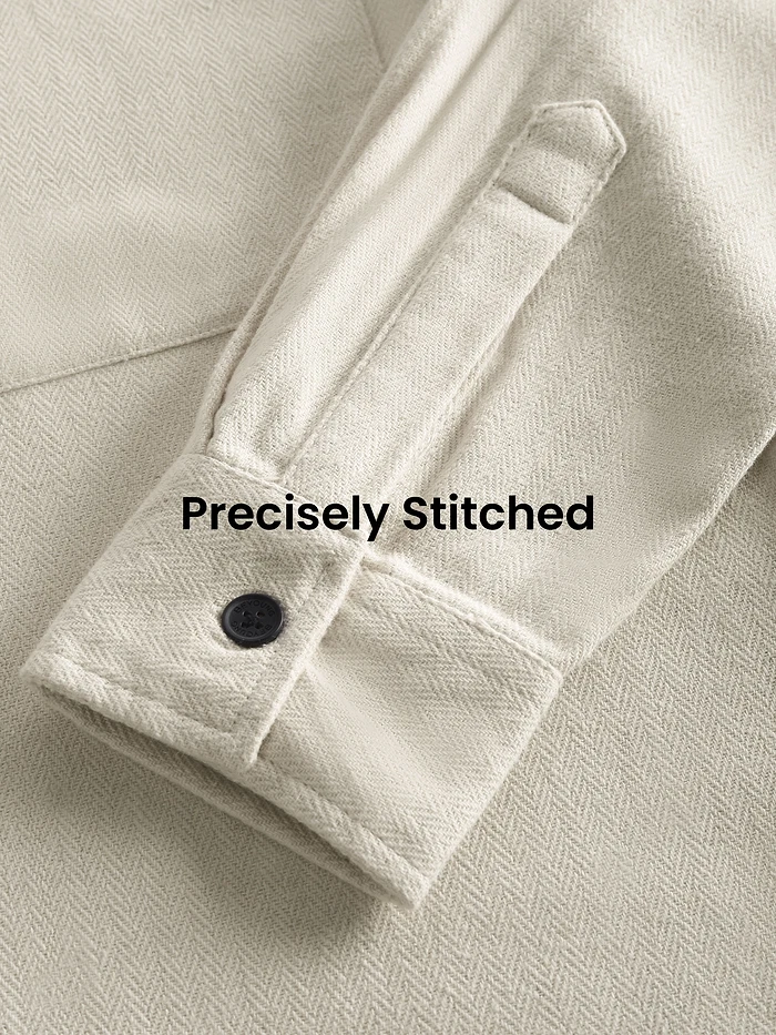 Off White Dual Pocket Cotton Shirt