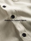 Off White Dual Pocket Cotton Shirt