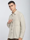 Off White Dual Pocket Cotton Shirt