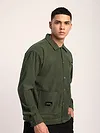 Olive Corduroy Shacket