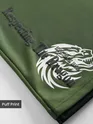 Olive Dragon Era HD Print Oversized T-Shirt
