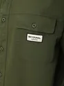 Olive Green Double Yoke Overshirt