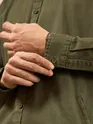 Olive Green Dual Pocket Men?s Shirt