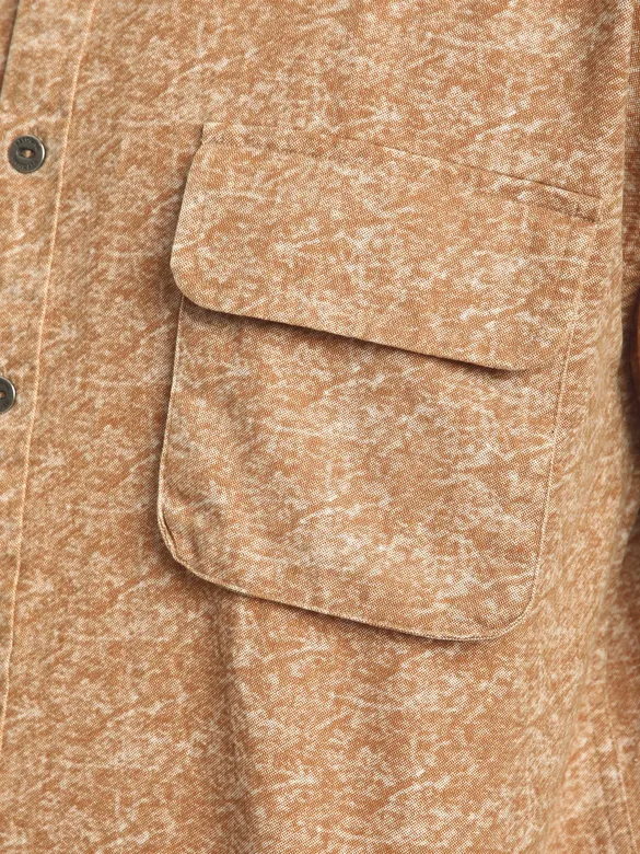 Orange Dye Effect Shacket