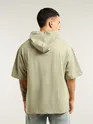 Pale Green Hooded Oversized T-Shirt