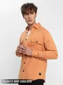 Pastel Orange Urban Shirt for Men