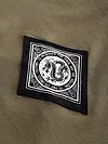 Peanut Brown Chinese Dragon Back Patch Oversized T-Shirt