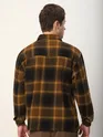 Peanut Brown Recycled Check Flannel Shirt