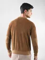 Pecan Brown Elbow Patch Sweatshirt